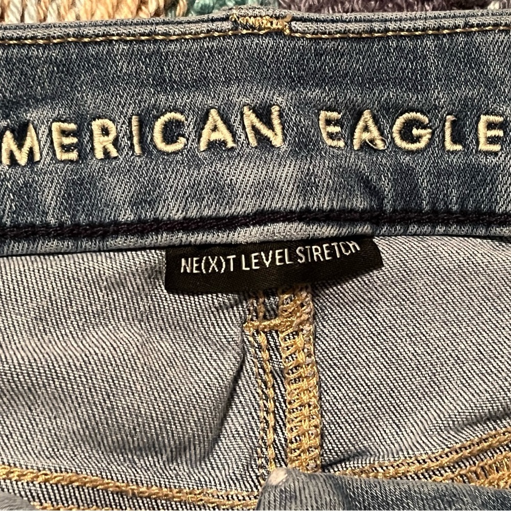 American Eagle curvy highest rise jeggings, Size 4 - Picture 4 of 11
